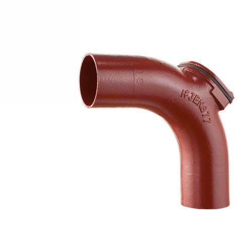  Hargreaves Foundry Cast Iron Soil Pipe 88 Degree Long Radius Bend With Door - 100mm
