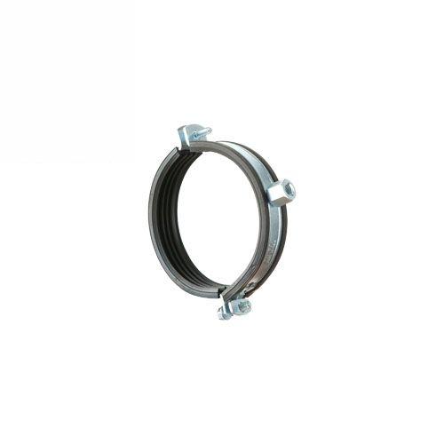 Hargreaves Foundry Cast Iron Soil Pipe Zinc Plated Rubber Lined Bismat Bracket - 200mm