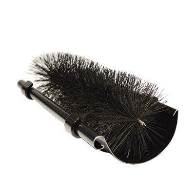 Lindab Black 100Mm 3M Leafline Gutter Brush - Polypropylene Stainless Steel