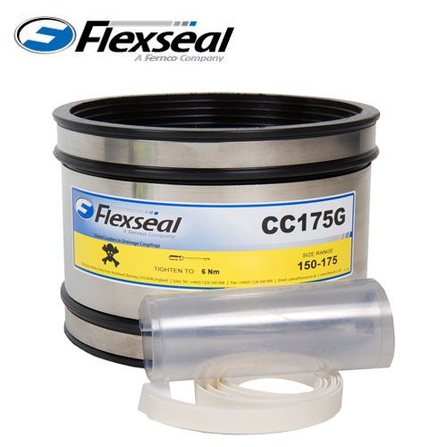 Fernco Rubber Flexible Drainage Chemical Coupling 100mm - 1000mm