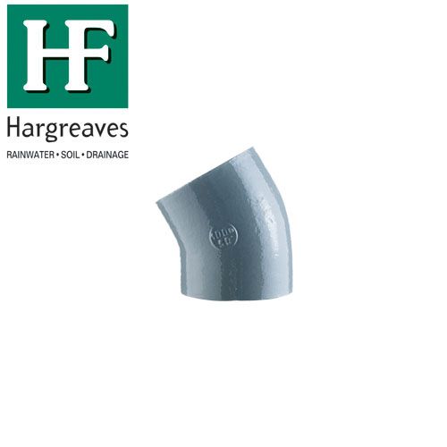 Cast Iron 30 Degree Short Radius Drainage Pipe Bend - 100mm