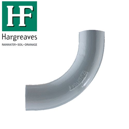 Cast Iron 88 Degree Long Radius Drainage Pipe Bend - 150mm