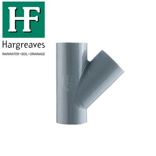 Cast Iron 45 Degree Single Equal Drainage Pipe Branch - 100mm