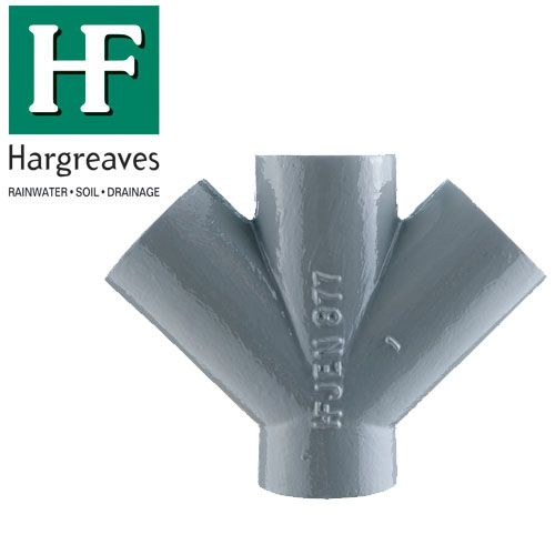 Cast Iron 45 Degree Double Drainage Pipe Branch - 150mm