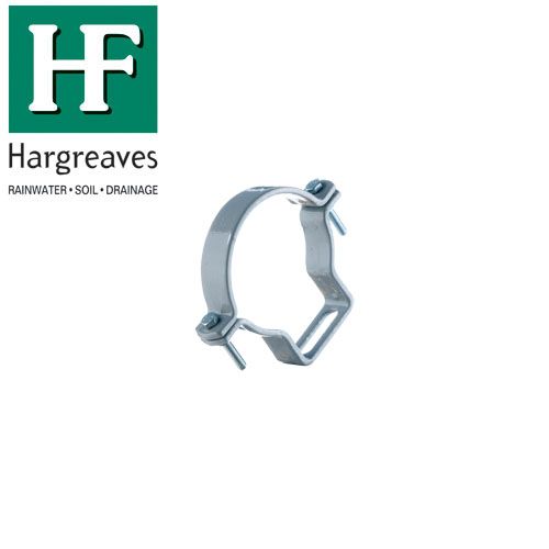 Coated Steel Drainage Pipe Adjustable Bracket - 100mm