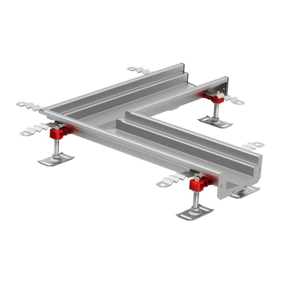 Aco Internal Channel Drain 110Mm Invert Right Hand Corner - Modular 125 Stainless Steel