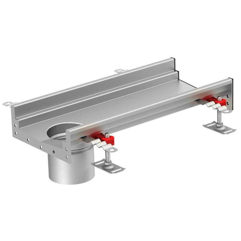 Aco Internal Channel Drain 50Mm Invert End Outlet 500Mm - Modular 125 Stainless Steel