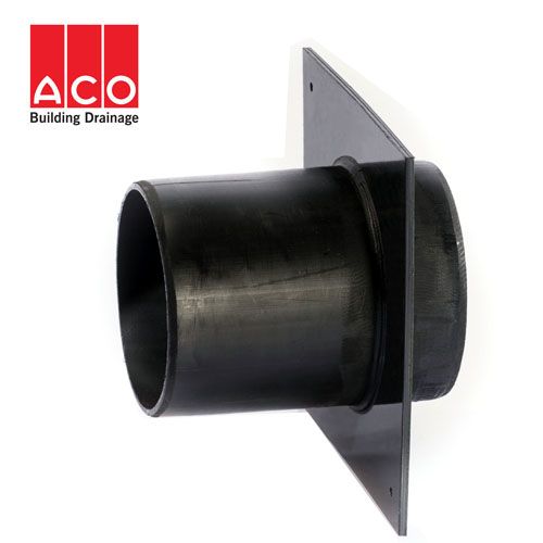 ACO Water Soakaway Crate StormBrixx 160mm Pipe Connecter with Flange
