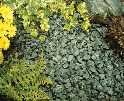 Decorative Gravel Aggregate Forest Green Chippings 850kg Drainage