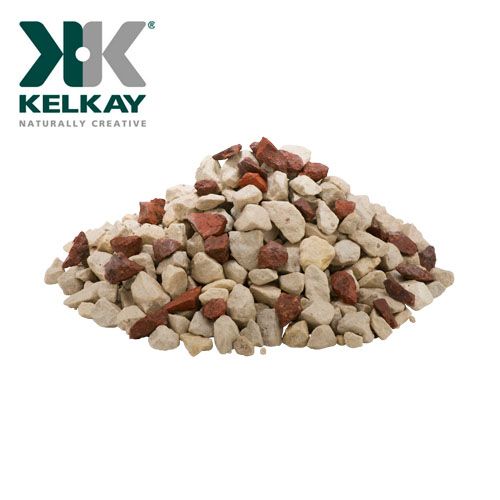 Decorative Gravel Aggregate - Crimson & Cream 850kg 