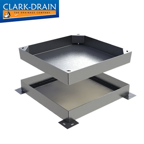 Manhole Cover and Frame Stainless Steel Recessed 600L x 600W Facta A 