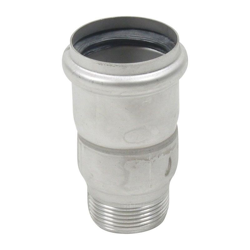 Stainless Steel Pipe 50mm Male Adaptor - Blucher Europipe