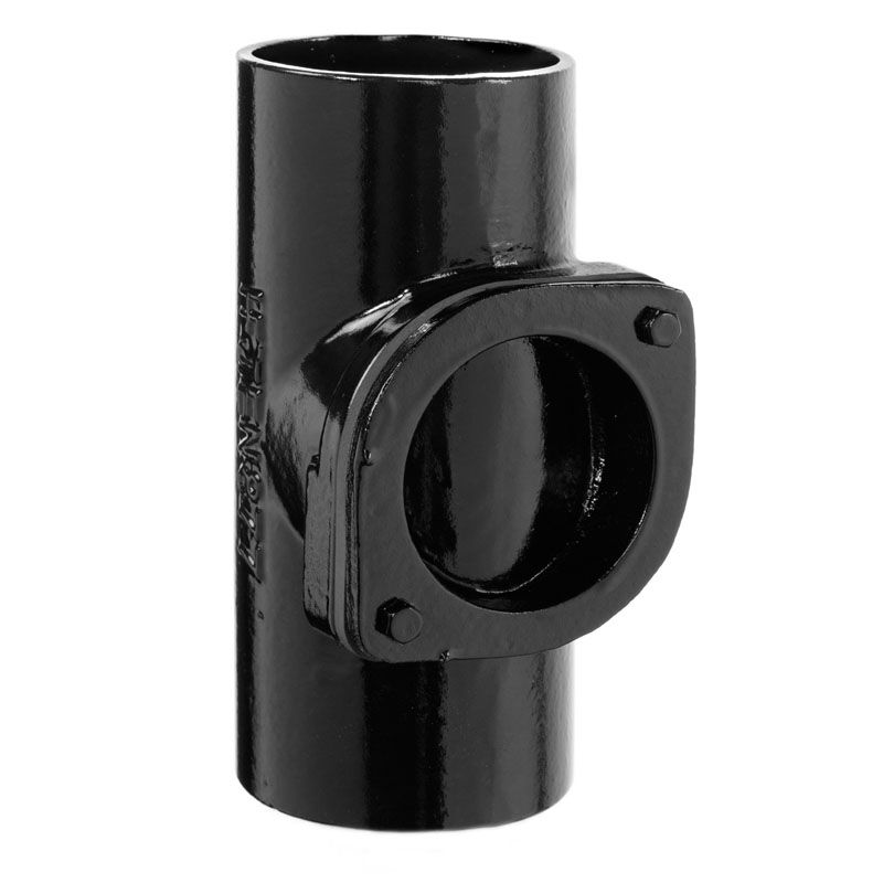 Hargreaves Foundry Cast Iron Soil Pipe Access With Round Door Traditional Express - 100mm