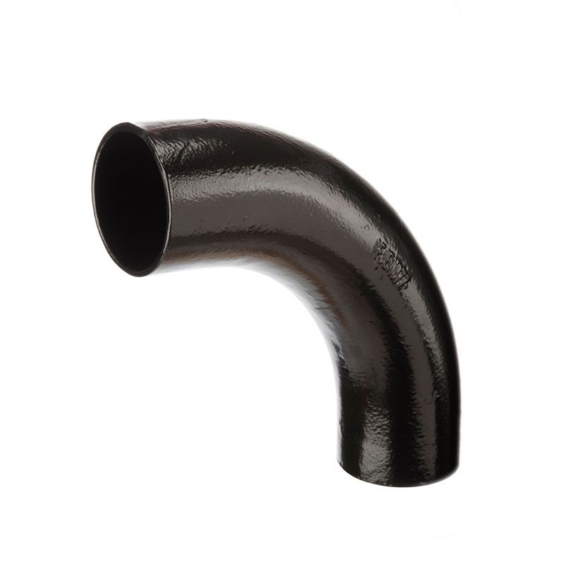 Hargreaves Foundry Cast Iron Soil Pipe 87.5 Degree Long Radius Bend Traditional Express - 100mm