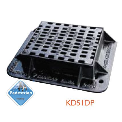 Manhole Ductile Iron Grating 380mm x 310mm x 100mm