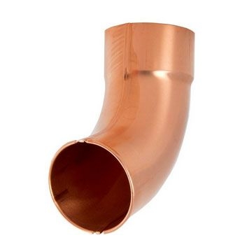 Copper Guttering Downpipe Shoe Lindab Rainline - 87mm