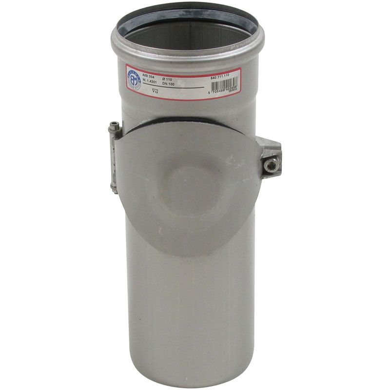 Blucher 304 Grade Stainless Steel High Access Pipe - 110mm