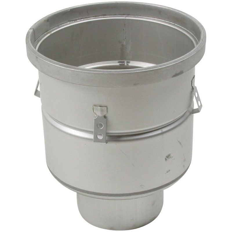 Blucher Industrial Vertical Floor Gully Stainless Steel 295mm - 160mm 