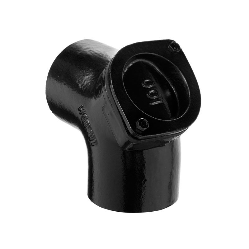 Hargreaves Foundry Cast Iron Soil Pipe 87.5 Degree Access Bend Traditional Express - 100mm
