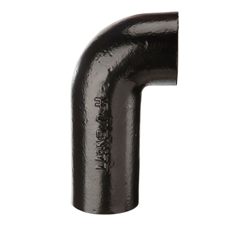 Hargreaves Foundry Cast Iron Soil Pipe Long Tail 87.5 Degree Bend Traditional Express - 100mm