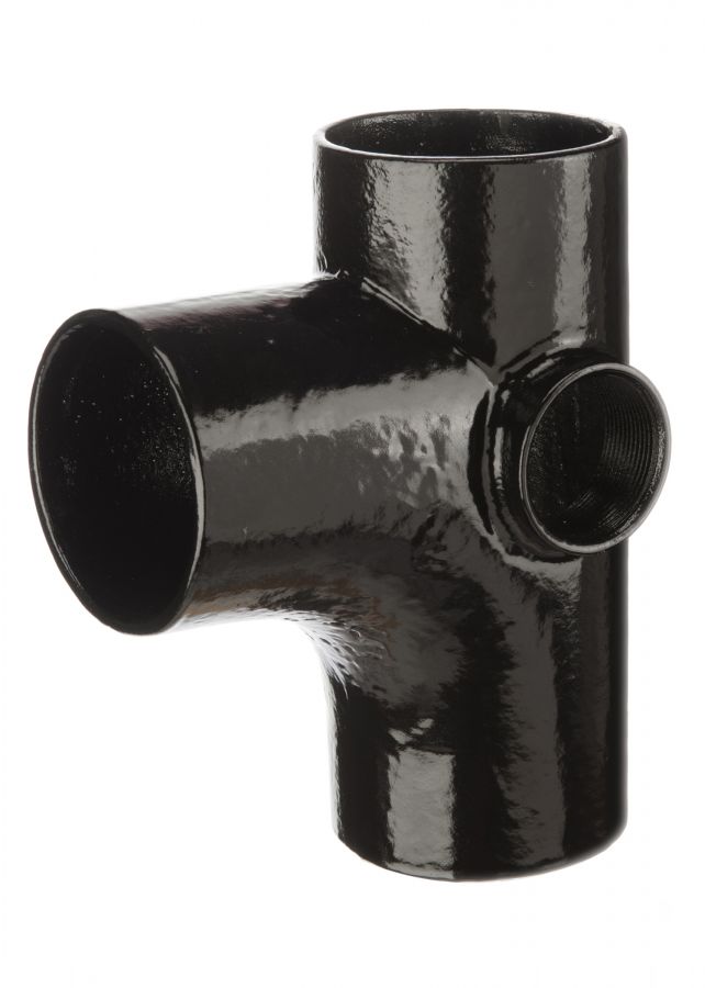  Hargreaves Foundry Cast Iron Soil Pipe 2 inch Left Boss Branch Traditional Express - 100mm