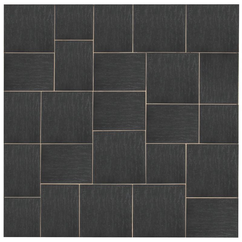 Kelkay Stone Patio Kit Galaxy Paving 7.56m2 Meteor Black Drainage