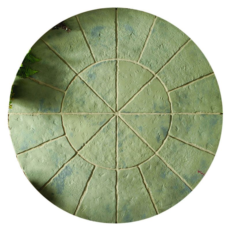 Kelkay Stone Circle Patio Kit Minster Paving 1.8m Rustic Sage