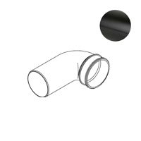 Brett Martin Black Soil Pipe Solvent Weld Long Spigot Bend 92.5 Degree - 110mm