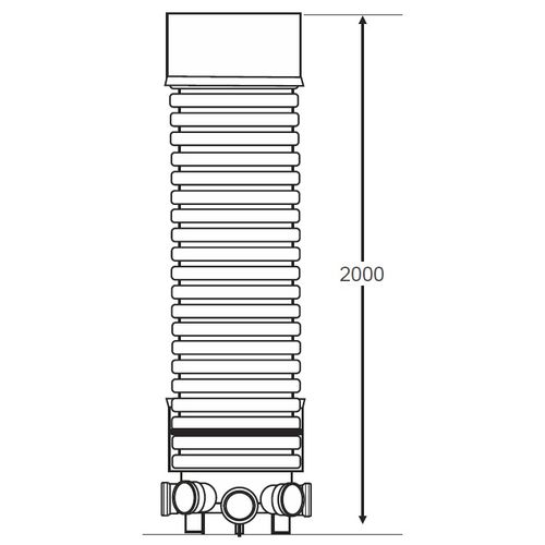 Accesso IC110 450mm Adoptable Inspection Chamber Kit - 2000mm Invert ...