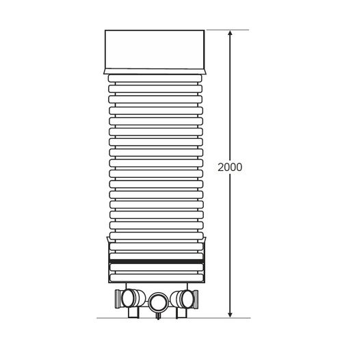Accesso IC110 600mm Adoptable Inspection Chamber Kit - 2000mm Invert ...