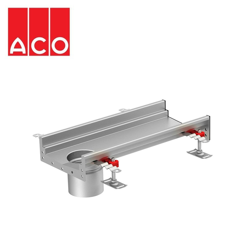 Internal Channel Drain 125mm Invert End Outlet 1000mm -ACO Modular 125