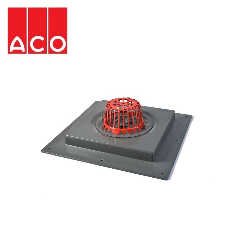 ACO Rainwater Roof Gully Refurbishment Outlet with Dome Grate - 75mm