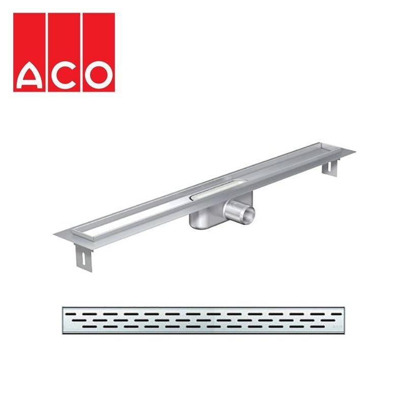 Shower Wet Room Channel Drain 585mm Slot Grating ACO CLine Drainage