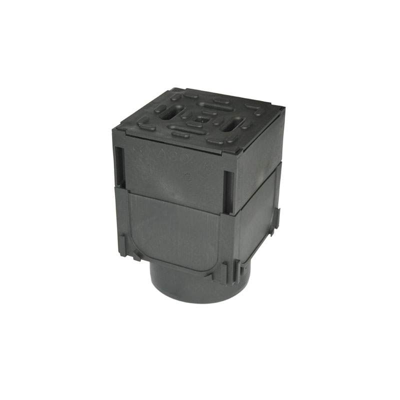 Aco Light Brickslot Hexdrain Corner Unit With Outlet