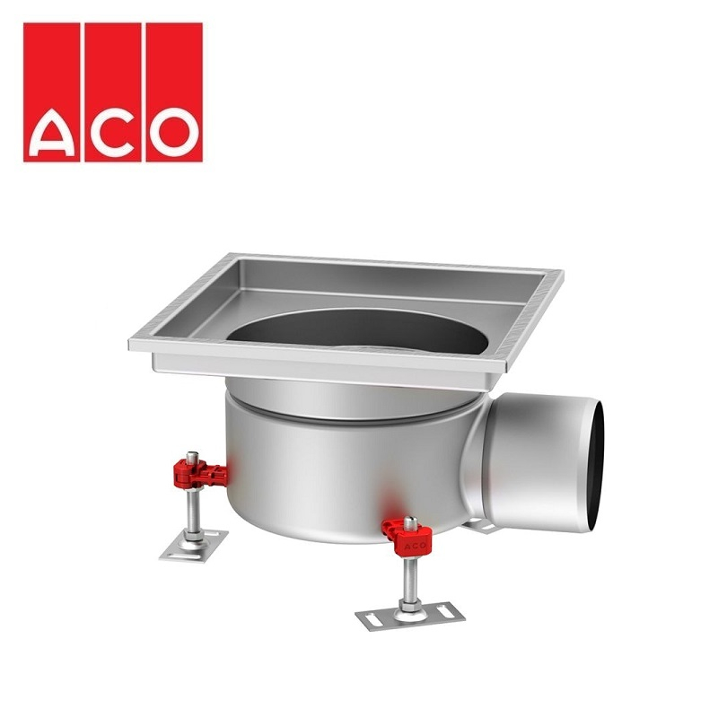 ACO Gully 357 Stainless Steel 304 Fixed Horizontal Outlet 160mm Spigot