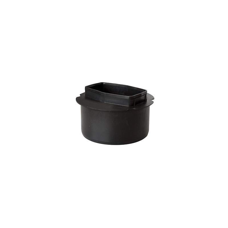 Aco Black Multidrain M150ppd Vertical 160Mm Drain Pipe Connector Plastic