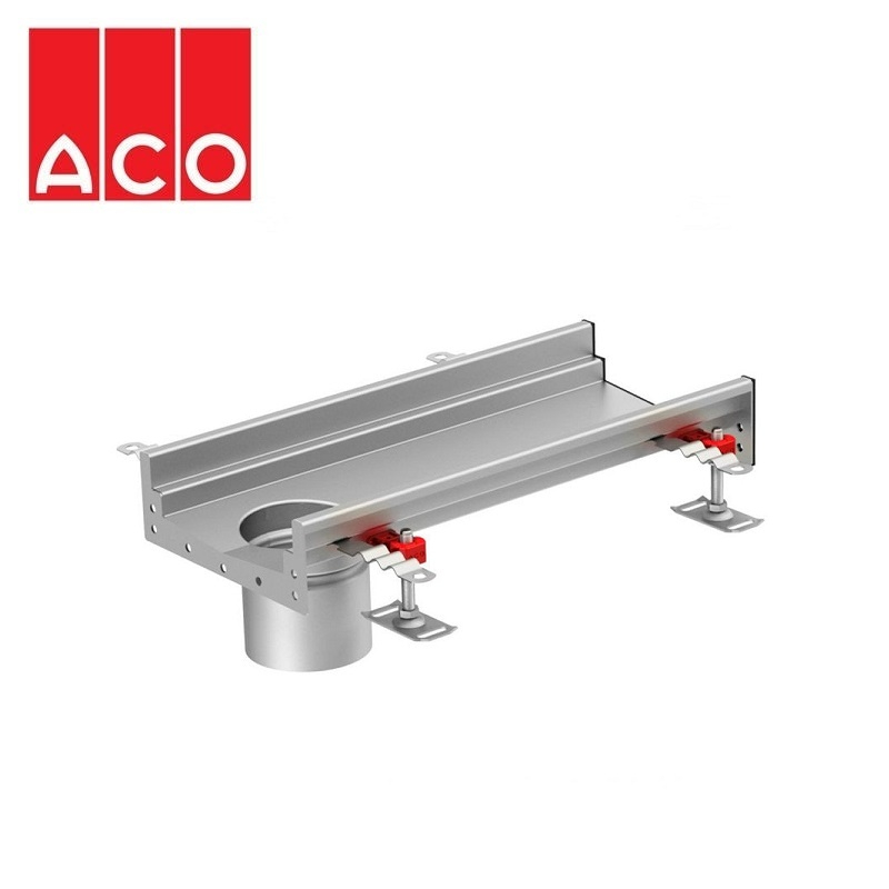 Internal Channel Drain 110mm Invert End Outlet 1000mm -ACO Modular 125