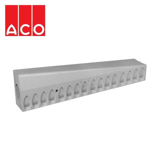 ACO KerbDrain HB255 Half Battered Left Hand Drop Kerb - 1000mm ...
