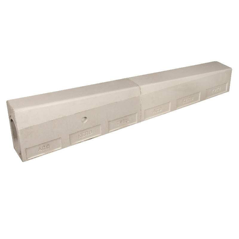 Aco Kerbdrain Hb305 Half Battered Lh Flush Drainable Drop Kerb 1500Mm Vienite