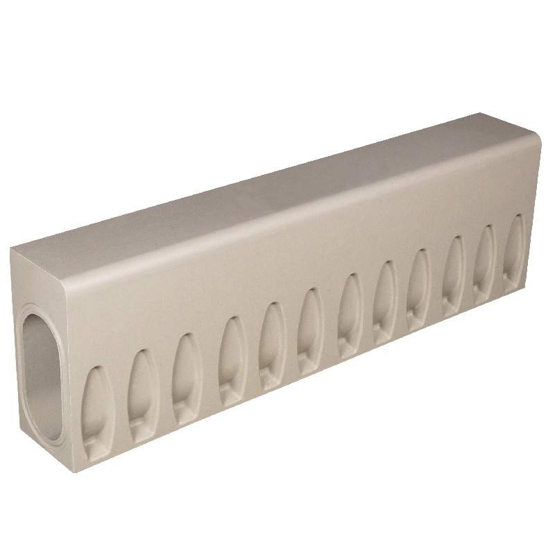 Aco Kerbdrain Hb405 Half Battered Centre Stone Kerb Unit - 1000Mm Concrete