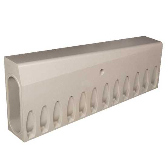ACO KerbDrain HB405 Half Battered Left Hand Drop Kerb Unit - 1000mm ...