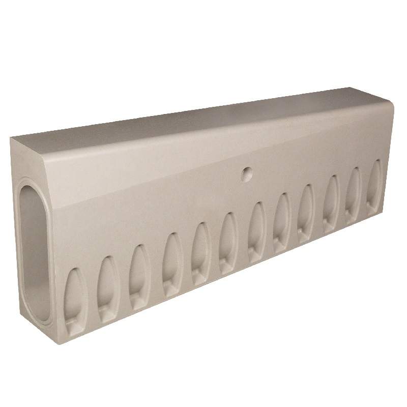 Aco Kerbdrain Hb405 Half Battered Left Hand Drop Kerb Unit - 1000Mm Vienite