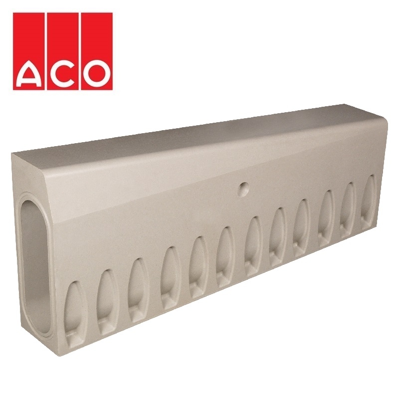 ACO KerbDrain HB405 Half Battered Right Hand Drop Kerb Unit - 1000mm