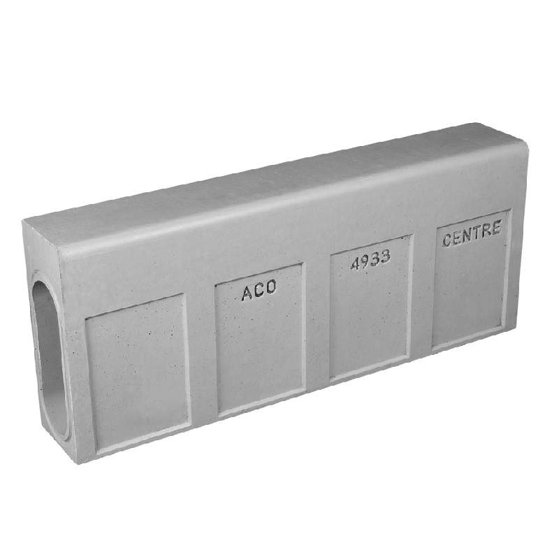 Aco Kerbdrain Hb480 Half Battered Centre Stone 25Mm Upstand - 915Mm Concrete
