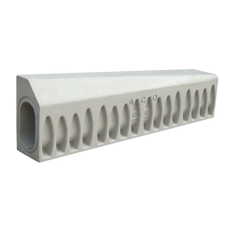 Aco Kerbdrain Sp280 Splayed Left Hand Drop Kerb Unit - 1000Mm Vienite