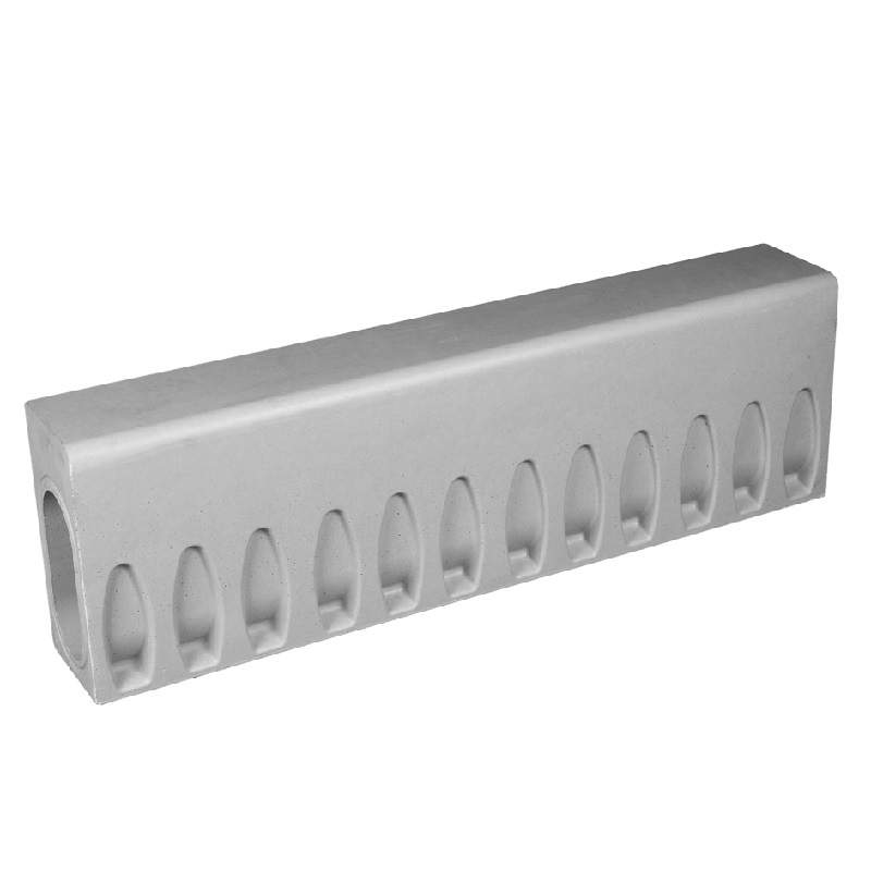 Aco Kerbdrain Sp380 Splayed Centre Stone Kerb Unit - 1000Mm Concrete
