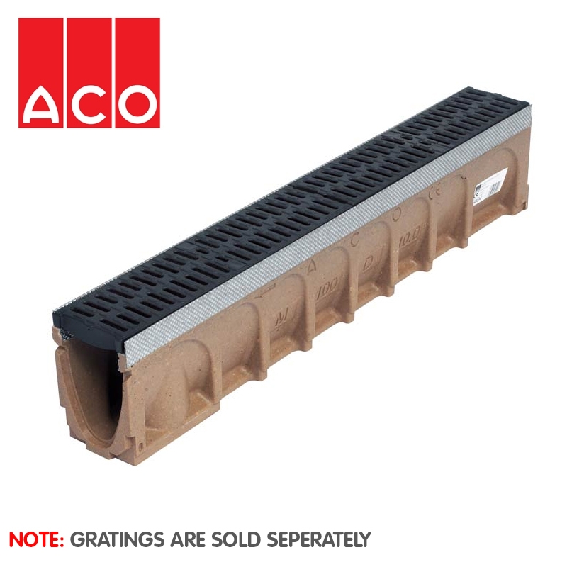 ACO MultiDrain M100D Sloped - 135mm x 170/175mm x 1000mm