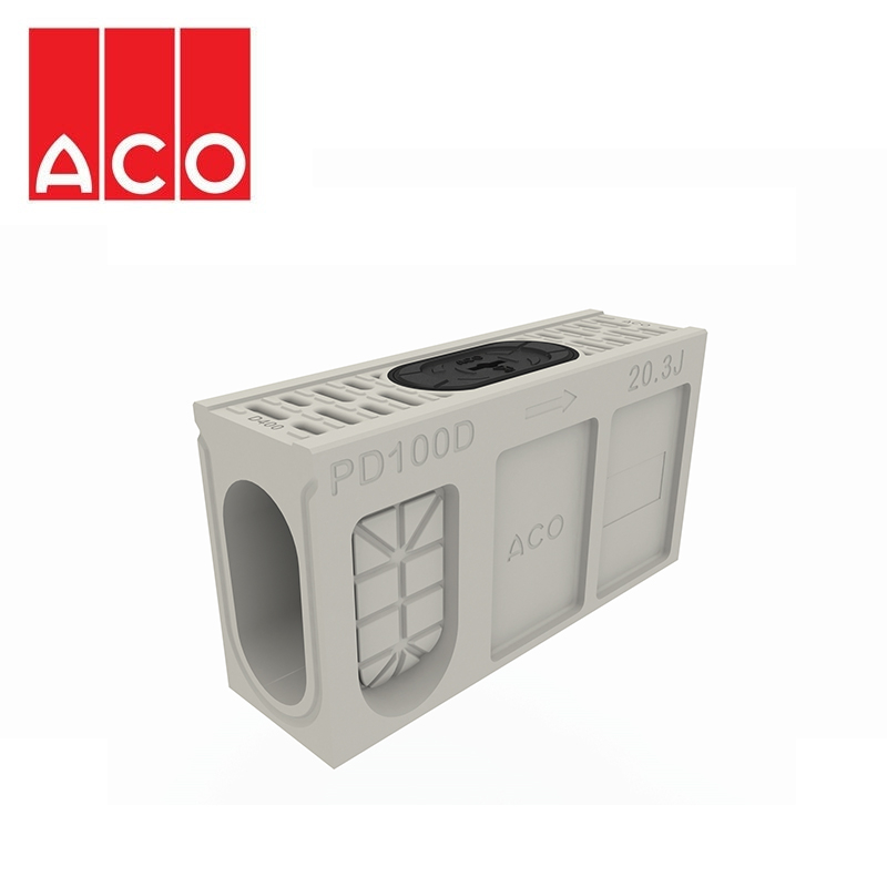 ACO MonoDrain 265mm x 150mm x 500mm Access Unit - Grey