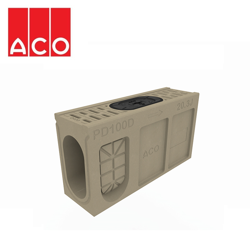 ACO MonoDrain 305mm x 150mm x 500mm Access Unit - Natural
