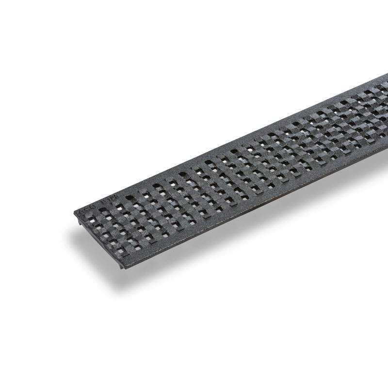 Aco Anthracite/Grey Hexdrain And Raindrain Mosaic Heelguard Iron Grating Atec - 500Mm Cast Iron
